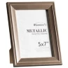 B&M Metallic Photo Frames 5 X 7" 2pk -B&M 306044 Great Value Pack of 2 Metallic 5x7 inch Photo Frames easel1