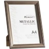 B&M Metallic Photo Frames 8 X 11" 2pk -B&M 306047 Great Value Pack of 2 Metallic A4 Photo Frames easel1