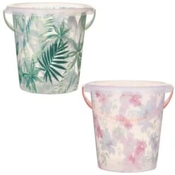 B&M Printed Bucket 12L - Floral -B&M 315524 printed bucket 12l main