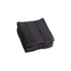 B&M Signature Zero Twist Face Cloth 3pk - Charcoal -B&M 317249 Signature 3 pack Face Cloths charcoal1