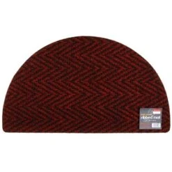 B&M Half Moon Indoor Chevron Doormat 40 X 70cm -B&M 319759 Half Moon Indoor Chevron Mat 40x70cm 2