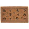 B&M Rubber & Coir Doormat - Paw Prints -B&M 320572 rubber and coir doormat 5