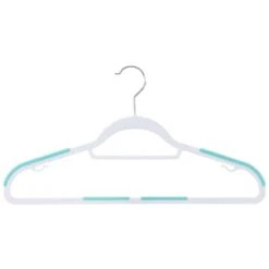 B&M Addis Non-Slip Hangers 6pk - Multi Colour -B&M 333092 addis 6pk non slip hangers colour 4