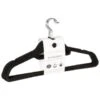 B&M Pure Velvet Hangers 8pk - Black -B&M 333534 8pk velvet hangers black