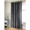 B&M Charcoal Jasmine Sparkle Velvet Eyelet Curtains 90 X 90" 2 B&M Charcoal Jasmine Sparkle Velvet Eyelet Curtains 90 X 90" -B&M 335342 335343 335345 335346 335347 asmine sparkle velvet curtain with eyelets charcoal 1