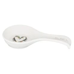 B&M Ceramic Spoon Rest -B&M 337110 ceramic spoon rest live laugh love 2