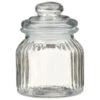 B&M Decorative Glass Storage Jar 2 B&M Decorative Glass Storage Jar -B&M 337374 decorative glass storage jar