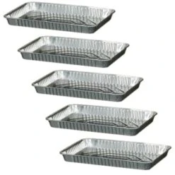 B&M -B&M 341035 5pk foil baking tray 3