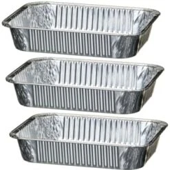 B&M -B&M 341036 3pk large foil roasting trays 2