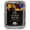 B&M Large Foil Baking Trays 3pk -B&M 341036 3pk large foil roasting trays 4