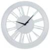 B&M Chicago Clock - White 2 B&M Chicago Clock - White -B&M 342842 chicago clock white