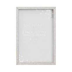 B&M Glitter Photo Frames 4 X 6" 2pk 7 B&M Glitter Photo Frames 4 X 6" 2pk -B&M 343242 glitter photo grame 2pk 3