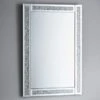 B&M Crushed Jewel Mirror - Silver -B&M 345547 crushed jewel mirror