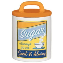 B&M Retro Canister Set 3pc -B&M 356953 storage canisters retro sugar