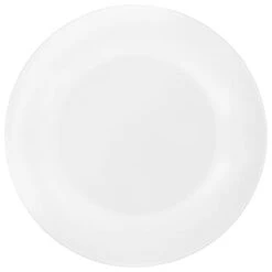 B&M White Porcelain Dinner Plate -B&M 357253 porcelain dinner plate 10.5 2