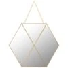 B&M Hanging Hexagon Mirror -B&M 358084 hexagon mirror
