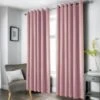 B&M Cambridge Blackout Panel Curtain 54 X 86" - Blush -B&M 361118 cambridge black out panel blush