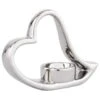 B&M Heart Ceramic Tealight Candle Holder -B&M 361566 heart ceramic tealight