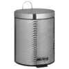 B&M Boutique Bathroom Pedal Bin - Chrome 2 B&M Boutique Bathroom Pedal Bin - Chrome -B&M 362859 boutique chrome bin