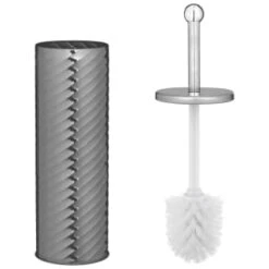 B&M Boutique Toilet Brush & Holder - Chrome -B&M 362860 boutique toilet brush chrome 3