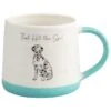 B&M Animal Slogan Mug - Dalmatian -B&M 363042 animal slogan printed mug with colour handle that hit the spot