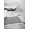 B&M Metallic Woven Placemats - Silver 4pk -B&M 363869 4pk silver metallic woven placemats 2