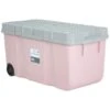 B&M Deluxe Storage Box 100L - Pink -B&M 365398 100l deluxe storage box pink