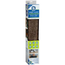B&M Antibacterial Doormat - Brown 8 B&M Antibacterial Doormat - Brown -B&M 366004 anti bac magic clean mat brown