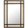 B&M Cane Border Mirror -B&M 368489 cane mirror