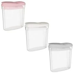 B&M Cereal Storage Container Set 2pk - White 13 B&M Cereal Storage Container Set 2pk - White -B&M 368613 368614 368615 cereal storage set 2 pk main 1