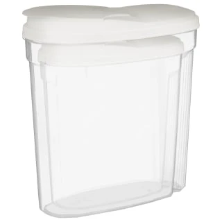 B&M Cereal Storage Container Set 2pk - White 5 B&M Cereal Storage Container Set 2pk - White - Image 3