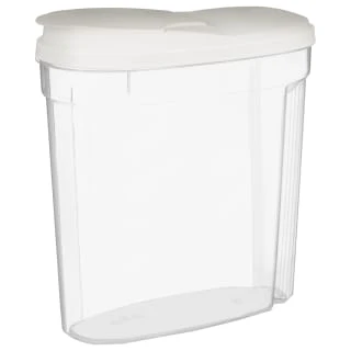 B&M Cereal Storage Container Set 2pk - White 6 B&M Cereal Storage Container Set 2pk - White - Image 4
