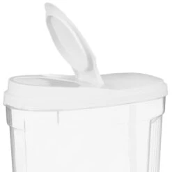 B&M Cereal Storage Container Set 2pk - White 12 B&M Cereal Storage Container Set 2pk - White -B&M 368613 cereal storage set 2 pk white 4