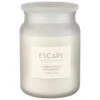 B&M Large Spa Scented Candle - White - Escape -B&M 368691 large spa candle escape 5