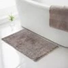 B&M Velvet Bath Mat 50 X 80cm - Nude -B&M 368864 velvet bath mat nude