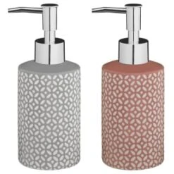B&M Mosaic Soap Dispenser - Grey -B&M 368923 368926 mosaic soap dispenser main