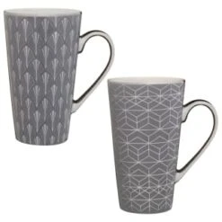 B&M Art Deco Latte Mug - Geo -B&M 369072 art deco latte mug main