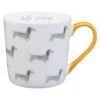 B&M Sausage Dog Print Mug -B&M 369074 sausage dog print mug