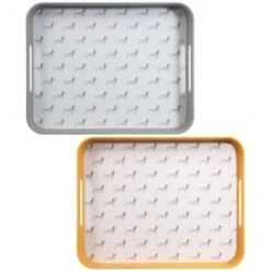 B&M Sausage Dog Bamboo Tray With Handles - Ochre 7 B&M Sausage Dog Bamboo Tray With Handles - Ochre -B&M 369483 sausage dog printed bamboo tray with handles ochre