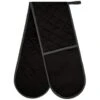 B&M Double Oven Glove - Black 1 B&M Double Oven Glove - Black -B&M 369521 black double oven glove 2