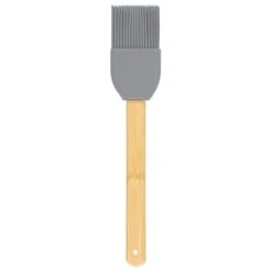 B&M Betty Winters Silicone Utensils 3pk - Grey -B&M 369972 3pk betty winters silicone utensils basting brush grey