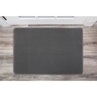 B&M Loop Washable Doormat 50 X 75cm - Grey 4 B&M Loop Washable Doormat 50 X 75cm - Grey - Image 2