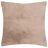 B&M Aspen Faux Fur Cushion - Dark Mink -B&M 370421 aspen mink cushion