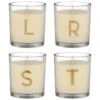 B&M Alphabet Candle (Assorted) - Sandalwood & Amber 1 B&M Alphabet Candle (Assorted) - Sandalwood & Amber -B&M 372815 372816 372849 alphabet candle sandalwood and amber main1