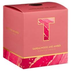 B&M Alphabet Candle (Assorted) - Sandalwood & Amber -B&M 372815 372816 372849 alphabet candle sandalwood and amber t