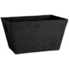 B&M Diamond Storage Basket - Black -B&M 374353 diamond storage basket black