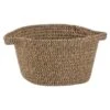 B&M Two Tone Mini Basket - Black & Natural 2 B&M Two Tone Mini Basket - Black & Natural -B&M 374425 two tone mini basket