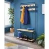 B&M Michigan Coat Rack With Shoe Storage -B&M 374532 michigan coat rack with shoe storage