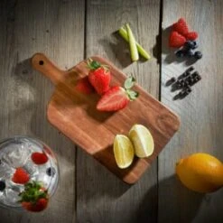 B&M Mini Acacia Wood Serve Boards 2pk -B&M 375102 2pk mini acacia wood serve boards