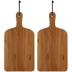 B&M Mini Acacia Wood Serve Boards 2pk -B&M 375102 2pk mini acacia wood serve boards group